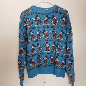 RARE! Vintage mickey mouse thick sweater